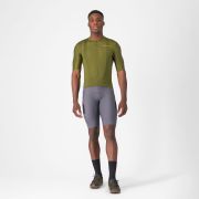Castelli - pantaloni ciclism scurti cu bretele - Unlimited Cargo Bibshort - 15-35 gr C - gri inchis Smokey