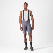 Castelli - pantaloni ciclism scurti cu bretele - Unlimited Cargo Bibshort - 15-35 gr C - gri inchis Smokey