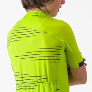 Castelli - tricou ciclism maneca scurta copii - Aero Kid Jersey - verde lime | albastru