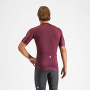 Castelli - tricou ciclism maneca scurta tailored fit - Espresso Jersey - 18-35 gr C - bordo | argintiu