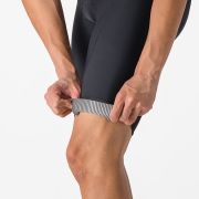 Castelli - pantaloni ciclism scurti cu bretele - Entrata 2 Bibshort - 15-35 gr C - negru