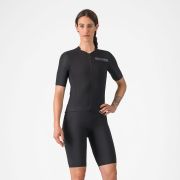 Castelli - pantaloni ciclism scurti cu bretele - Premio Evo W Dt Bibshort - 16-35 gr C - negru
