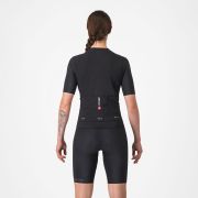 Castelli - pantaloni ciclism scurti cu bretele - Premio Evo W Dt Bibshort - 16-35 gr C - negru