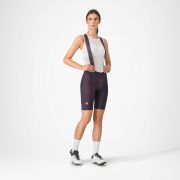 Castelli - pantaloni ciclism scurti cu bretele - Prima 2 Dt Bibshort - 16-35 gr C - negru | mov