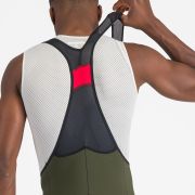 Castelli - pantaloni ciclism scurti cu bretele - Unlimited Cargo Bibshort - 15-35 gr C - verde Deep Green