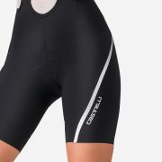 Castelli - pantaloni ciclism scurti cu bretele - Velocissima 3 Bibshort - 15-38 gr C - negru | argintiu
