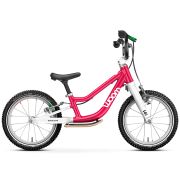 Bicicleta copii Woom 1 Go Plus cu roti 14" roz Hot Pink