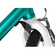 Bicicleta copii Woom 1 Go Plus cu roti 14" - albastru Metallic Turquoise Petrol
