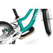 Bicicleta copii Woom 1 Go Plus cu roti 14" - albastru Metallic Turquoise Petrol