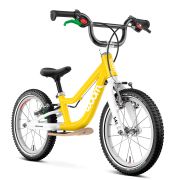 Bicicleta copii Woom 1 Go Plus cu roti 14" galben Vibrant Yellow