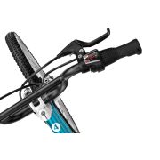 Bicicleta copii Woom 4 Go cu roti 20" albastru metalic