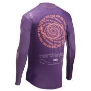 Northwave - tricou ciclism maneca lunga - Edge 2 Jersey Long Sleeve - Dark Purple | Orange