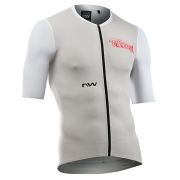 Northwave - tricou ciclism maneca scurta - Essence EVO Jersey Short Sleeve - Light Grey | White