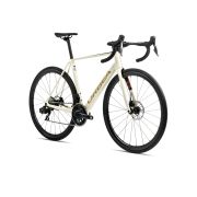 Bicicletă șosea race Orbea ORCA M21eTEAM PWR - Ivory White | Burgundy (Gloss) | Vulcano (Matt)