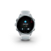 Garmin Forerunner 570 - 42 mm - ceas multisport cu GPS si AMOLED - alb Cloud Blue Aluminium with Translucent Whitestone | Cloud Blue Band