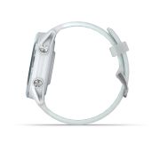 Garmin Forerunner 570 - 42 mm - ceas multisport cu GPS si AMOLED - alb Cloud Blue Aluminium with Translucent Whitestone | Cloud Blue Band