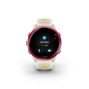 Garmin Forerunner 570 - 42 mm - ceas multisport cu GPS si AMOLED - alb mango roz Raspberry Aluminium with Translucent Bone | Mango Band