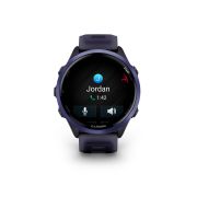 Garmin Forerunner 570 - 47mm - ceas multisport cu GPS si AMOLED - negru Indigo Aluminium with Translucent Imperial Purple | Indigo Band