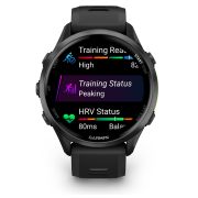 Garmin Forerunner 970 AMOLED Titan Carbon DLC Sapphire - Smartwatch multisport negru