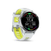 Garmin Forerunner 970 AMOLED Titan Sapphire - Smartwatch multisport argintiu alb