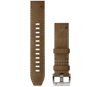 Garmin - curea piele - QuickFit 22 - MARQ 2 leather - tundra I black