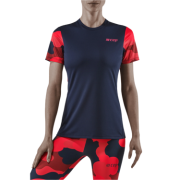 CEP - tricou tehnic - camocloud shirt short sleeve W - pink | peacoat