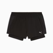 Puma - pantaloni scurti - Run Velocity 2In1 3" Short W - Negru