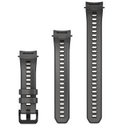 Garmin curea silicon cu latime de 20mm gri Charcoal - pentru Instinct E 40 mm