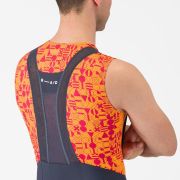 Castelli - pantaloni ciclism scurti cu bretele - Espresso R--A/D Bibshort - albastru Twilight