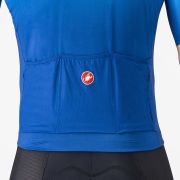 Castelli - tricou ciclism maneca scurta tailored fit cu protectie solara - Upf Jersey - 20-38 gr C - albastru azzurro