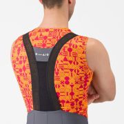 Castelli - pantaloni ciclism scurti cu bretele - Espresso R--A/D Bibshort - gri inchis Smokey