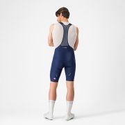Castelli - pantaloni ciclism scurti cu bretele - Free Aero Race S Bibshort - albastru belgian