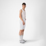Castelli - pantaloni ciclism scurti cu bretele - Free Aero Race S Bibshort - alb