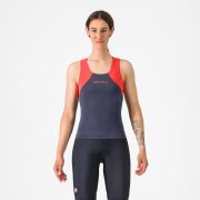 Castelli - maiou ciclism - Sole W Top - bleumarin | rosu