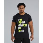 TYR - tricou casual - Graphic Tee - negru I lime