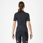 Castelli - tricou ciclism maneca scurta regular fit - Anima 4 W Jersey - 18-32 gr C - negru deschis
