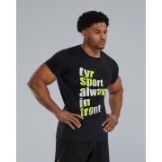TYR - tricou casual - Graphic Tee - negru I lime