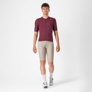 Castelli - pantaloni ciclism scurti cu bretele - Espresso Bibshort - 15-35 gr C - argila