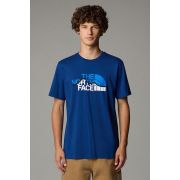 The North Face - tricou - M Mountain Line - Albastru