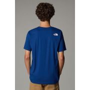 The North Face - tricou - M Mountain Line - Albastru