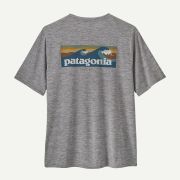 Patagonia - tricou - M Capilene Cool Daily Graphic Waters - Gri