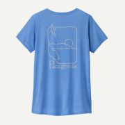 Patagonia - tricou - W Capilene Cool Daily Graphic Waters - Albastru deschis