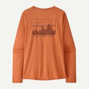 Patagonia - bluza - W Capilene Cool Daily Graphic - Portocaliu