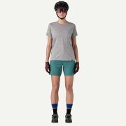 Patagonia - sort - W Landfarer Bike Shorts Wetland Blue - Albastru