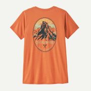 Patagonia - tricou - W Capilene Cool Daily Graphic Lands - Portocaliu