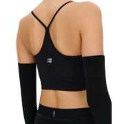 Bustieră alergare CEP Core Run Light Support Bra | susținere ușoară - black