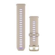 Garmin - curea silicon Forerunner - Quick Release 22 - French Grey I Indigo transparent cu Componente Soft Gold