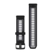 Garmin - curea silicon Forerunner - Quick Release 22 - Negru I Whitestone transparent cu Carcasa slate