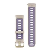 Garmin - curea silicon Forerunner - Quick Release 22 - French Grey I Indigo transparent cu Componente Soft Gold
