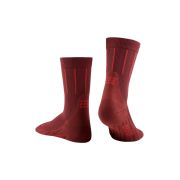 CEP - sosete compresie medii - pinstripe socks running mid cut - red